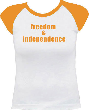 Freedom and independence T-shirt