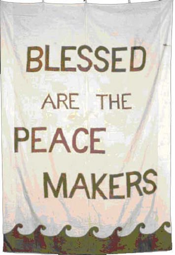 Blessed are the Peacemakers banner 